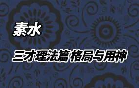 素水盲派 壬寅年网络盛夏班 三才理法篇 格局与用神 PDF 397页