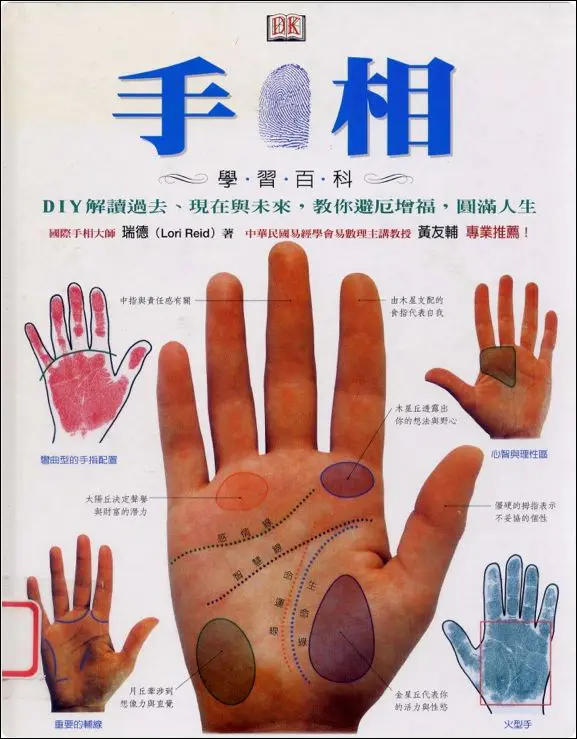 手相学习百科 PDF 82页 彩图详解手相 百度网盘分享