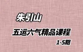朱引山 五运六气精品课程 1-5期 视频305集 百度网盘分享