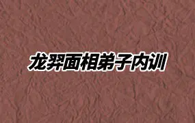 龙羿面相弟子内训 60集视频 百度网盘分享