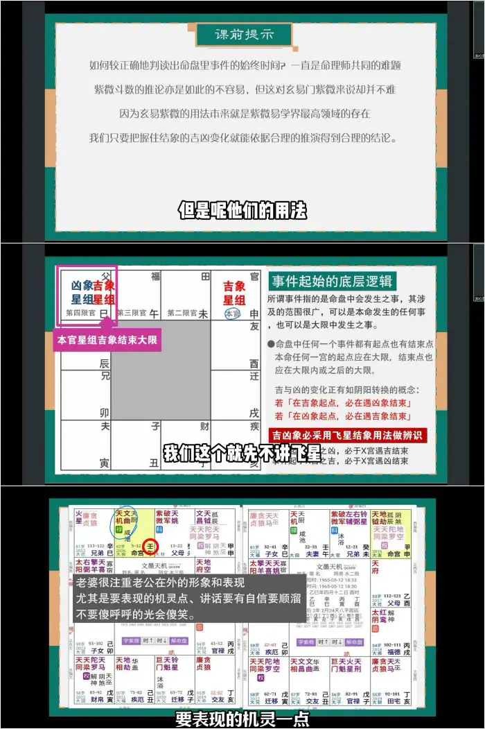 玄易门紫微斗数徒弟班 视频43集(带字幕) 百度网盘分享