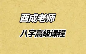 酉成老师八字高级课程 视频42集 百度网盘分享