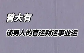 盲派大师 曾半仙谈男人的官运财运事业运 曾大有著 PDF 302页