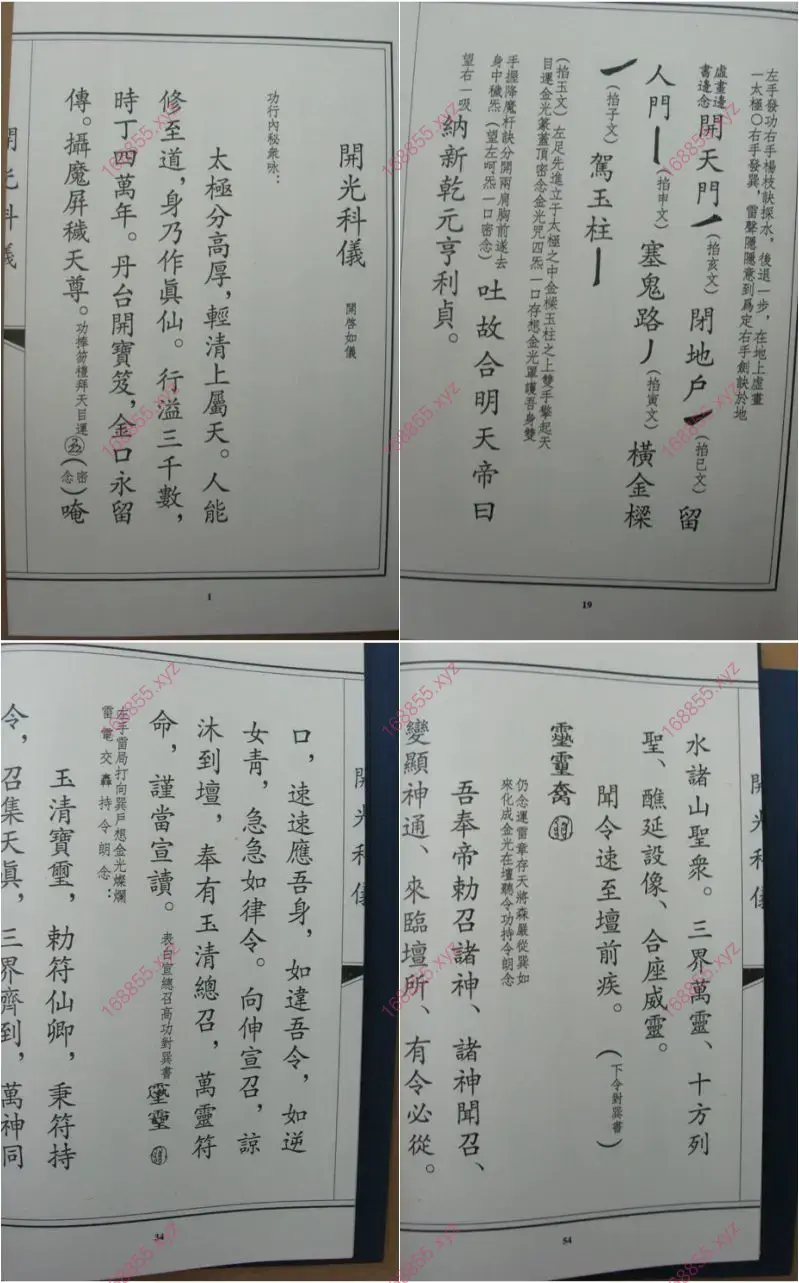 正一天师开光科仪