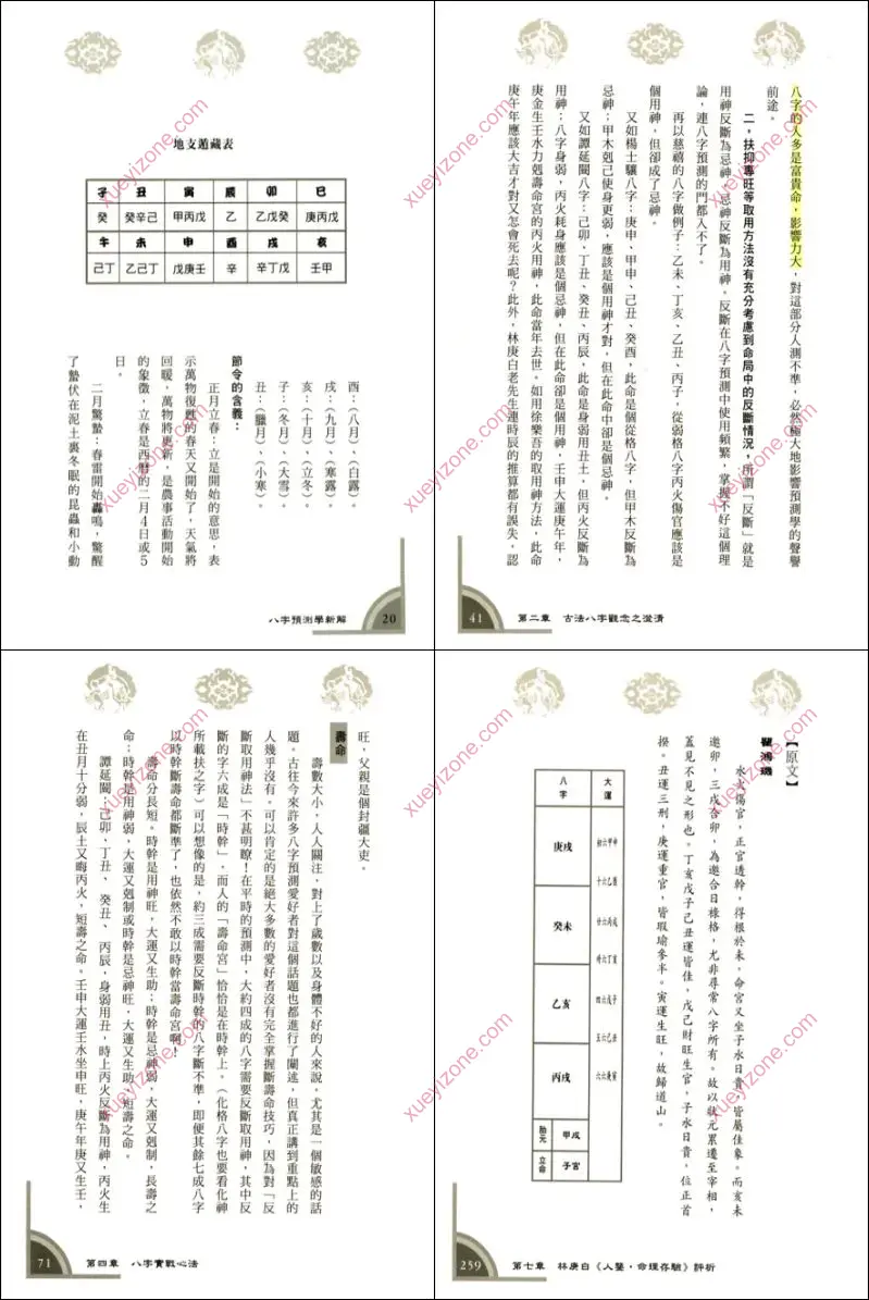 八字预测学新解