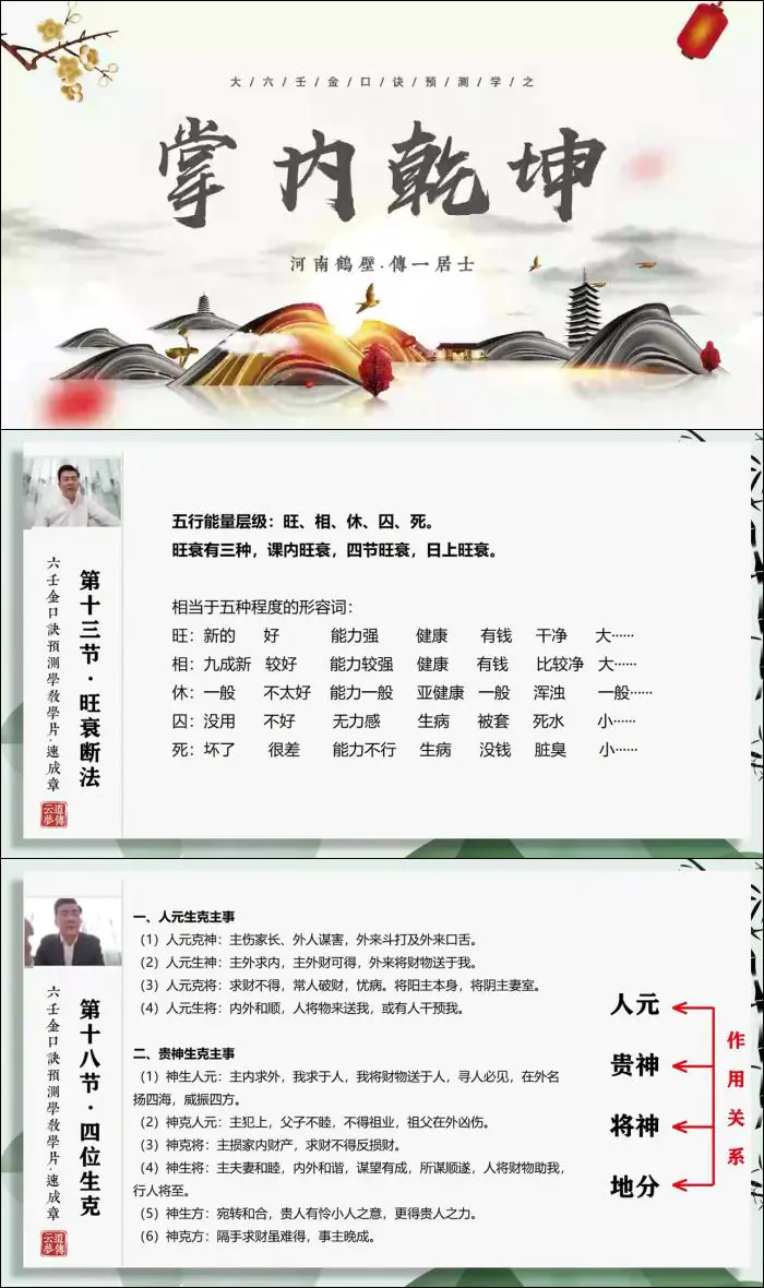 张瑞依 大六壬金口诀预测学全科班 98集(视频+录音) 百度网盘分享