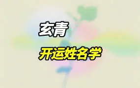 玄青老师 开运姓名学 视频10集 百度网盘分享