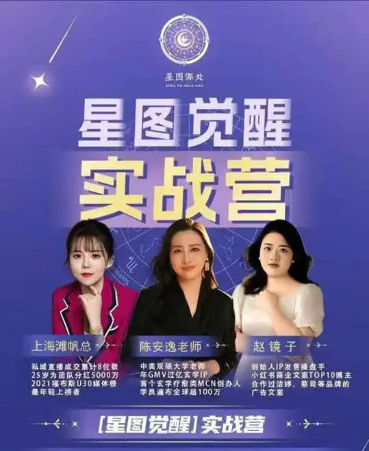 陈安逸 星图觉醒实战营 视频10集 百度网盘分享