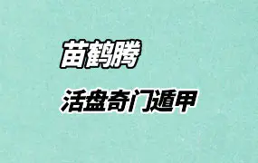 苗鹤腾 活盘奇门遁甲 视频16集 百度网盘分享