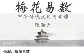 张瀚元梅花易数 视频40集 百度网盘分享