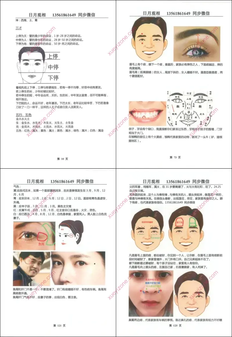 民间相师看相绝技日月合集
