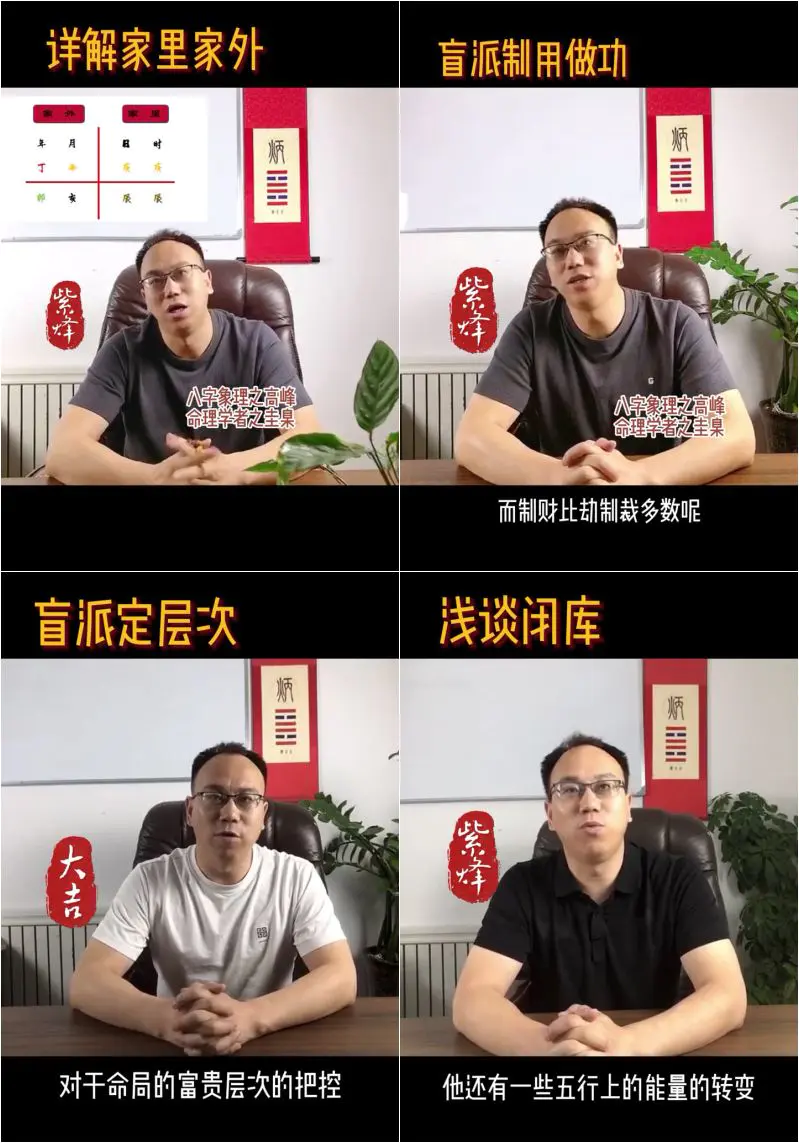 紫烽老师盲派核心 视频41集(带字幕) 百度网盘分享