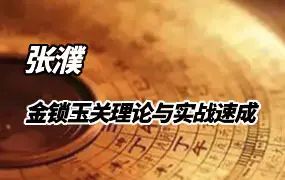 张濮 金锁玉关理论与实战速成课程 视频8集 百度网盘分享