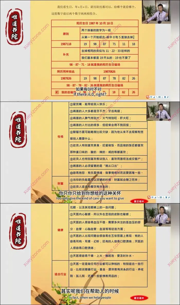 乙巳年生日密码解读训练营