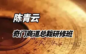 陈青云 奇门商道 总裁研修班 视频34集(带字幕) 百度网盘分享