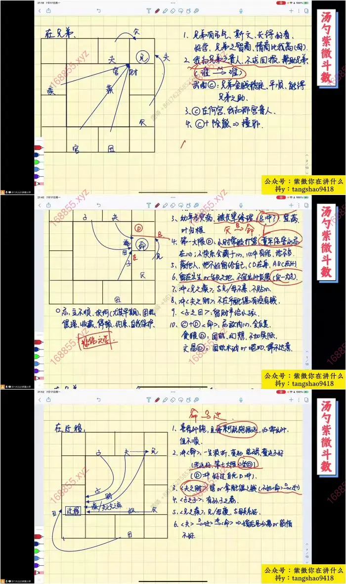 汤言钧紫微斗数课程