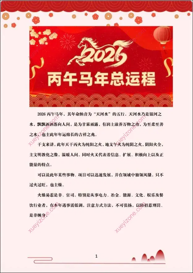 2026丙午年12生肖运势全面解析