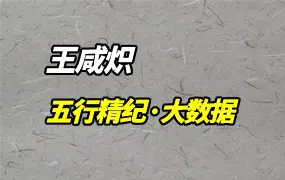 王咸炽 五行精纪大数据 1-5册 约2091页 百度网盘分享