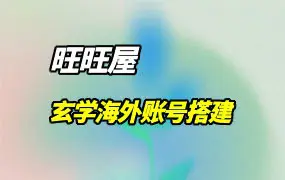 旺旺屋第七期 玄学海外账号搭建 15集视频 百度网盘分享