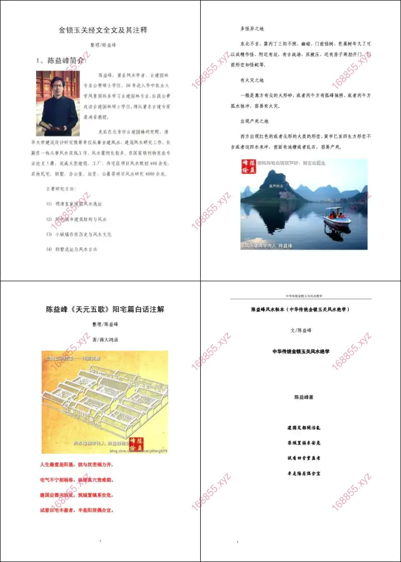 陈益峰 资料合集