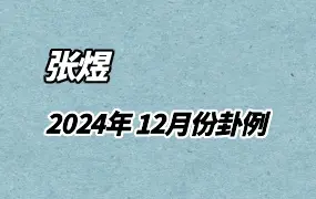 张煜六爻 2024年卦例 12月份卦例 视频29集