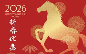 2026丙午年春节优惠活动，全场6折！