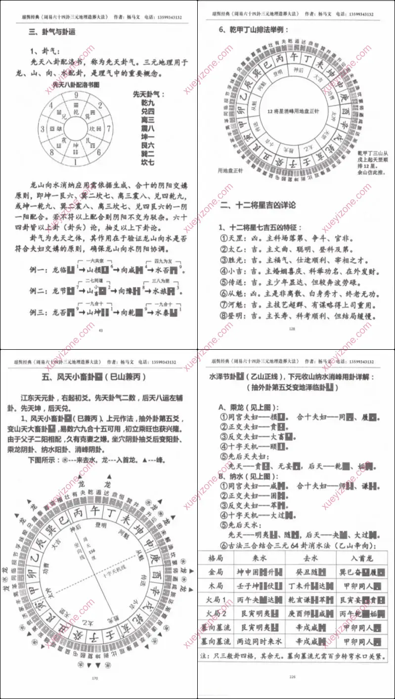 周易六十四卦三元地理造葬大法