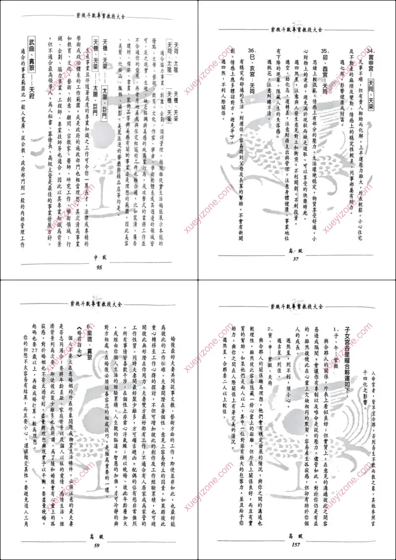 紫微斗数专业教授大全