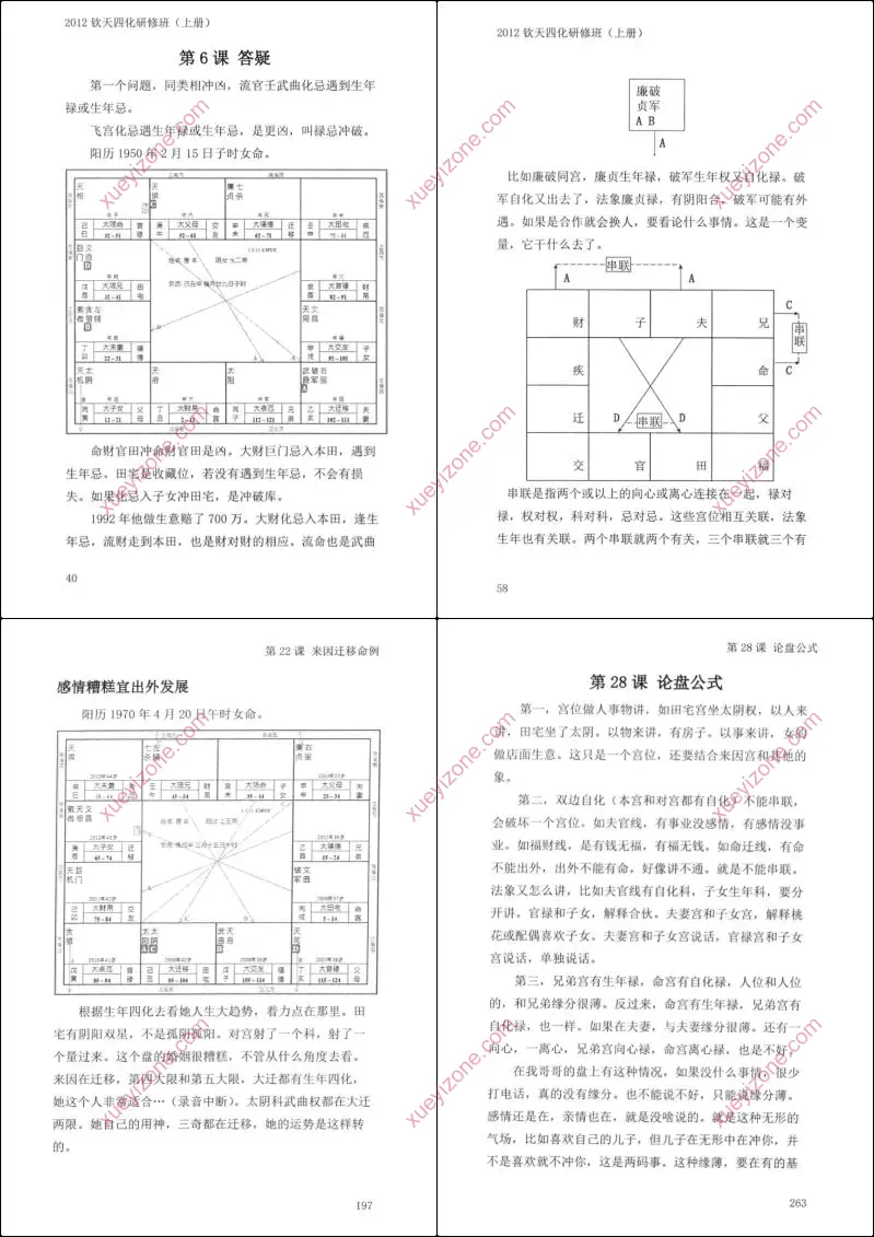钦天四化研修班案例集