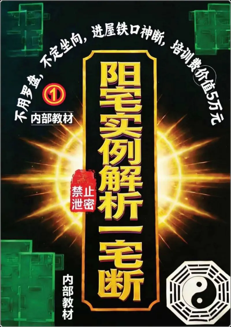 阳宅实例解析一宅断 PDF 384页 百度网盘分享