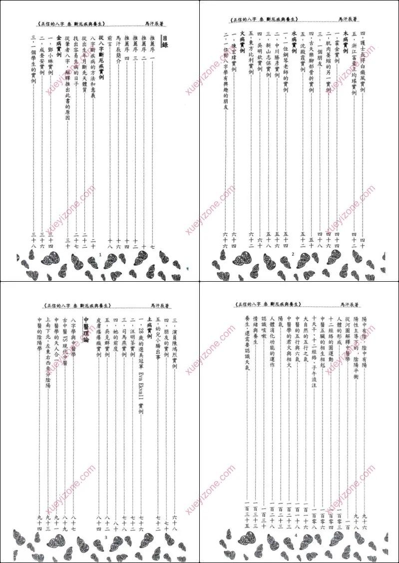 正信的八字 断厄疾与养生