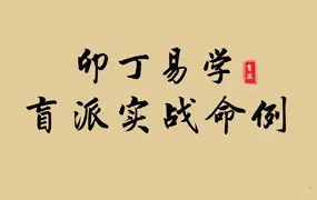 卯丁易学 盲派实战命例课 视频10集 百度网盘分享