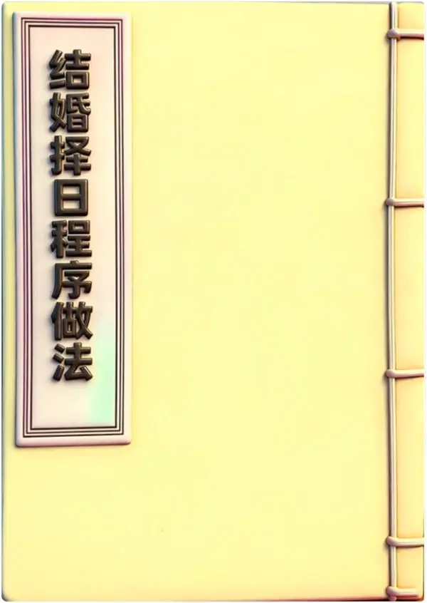 结婚择日程序做法 PDF 69页 百度网盘分享