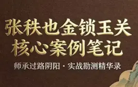 张秩也 金锁玉关核心案例笔记 全三卷·珍藏版 PDF 309页