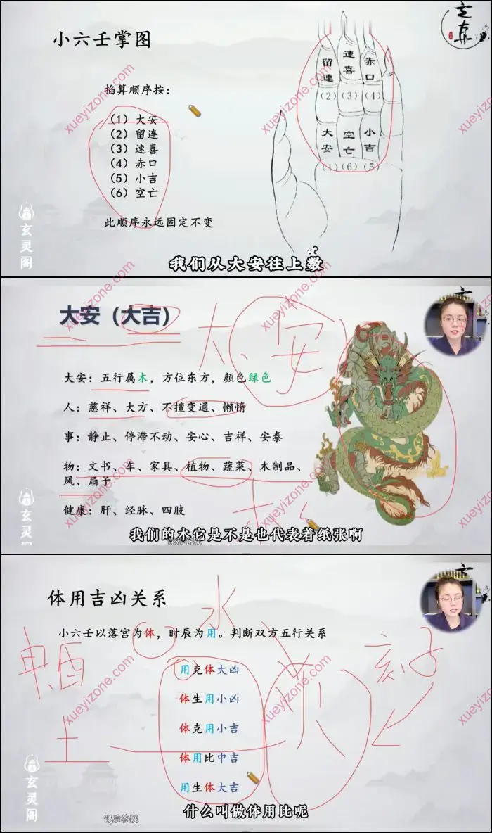 信笛老师 小六壬基础课