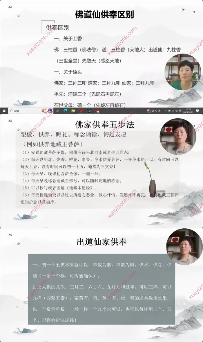 居家神明供奉