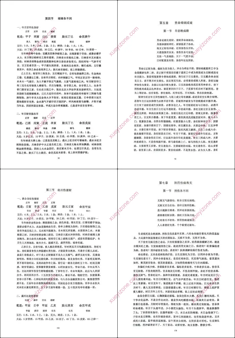 干支纳音与官禄婚姻详解
