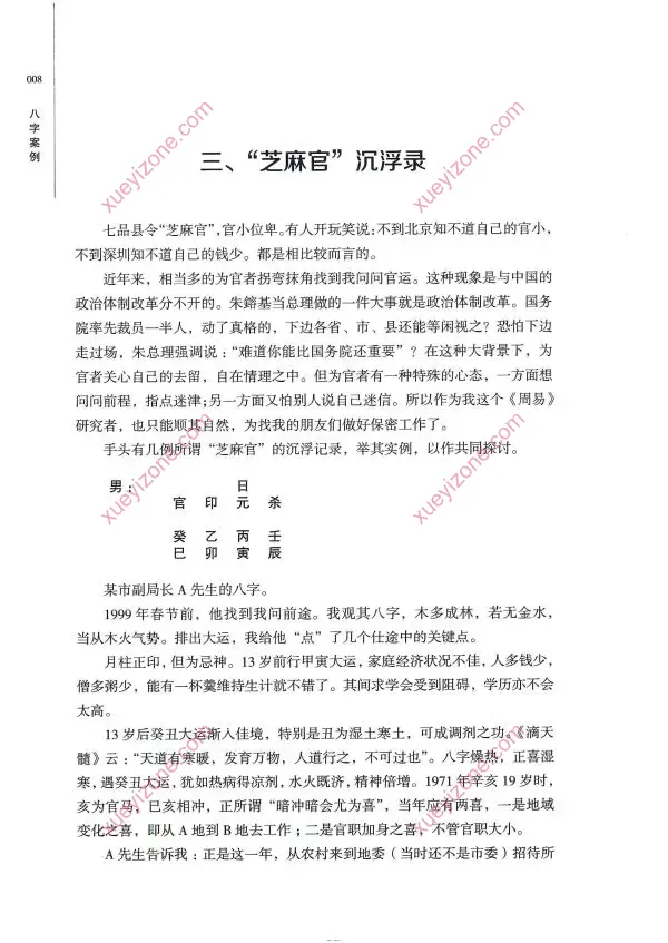 张绍金 八字案例