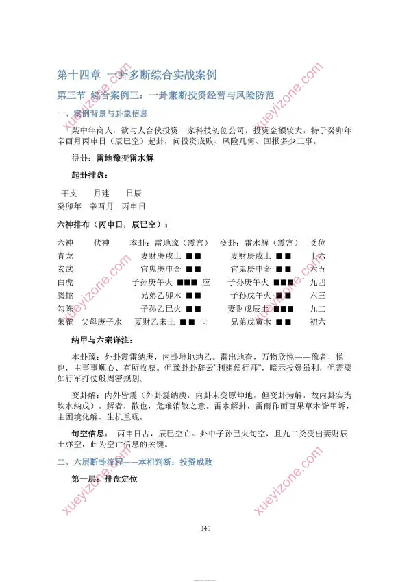 慕言秋水 六爻斗秘