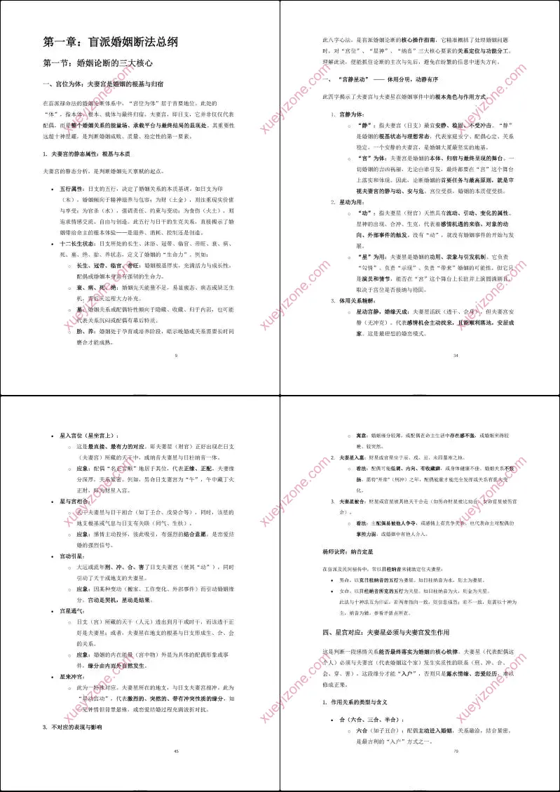 杨春波 禄命法盲派婚姻断法精解