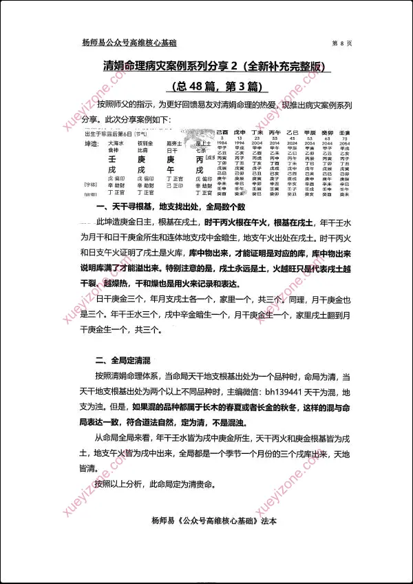 杨师易 2025年7月面授专属法本
