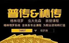 格林塔罗 虫先森 塔罗普传+秘传 2套课程 视频共25集+部分课件
