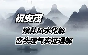 王进武师尊祝安茂老师 殡葬风水化解·峦头理气实证通解 PDF 231页