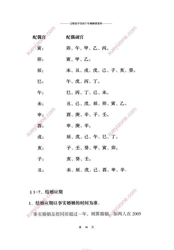 言明易学堂丙午年婚姻课资料