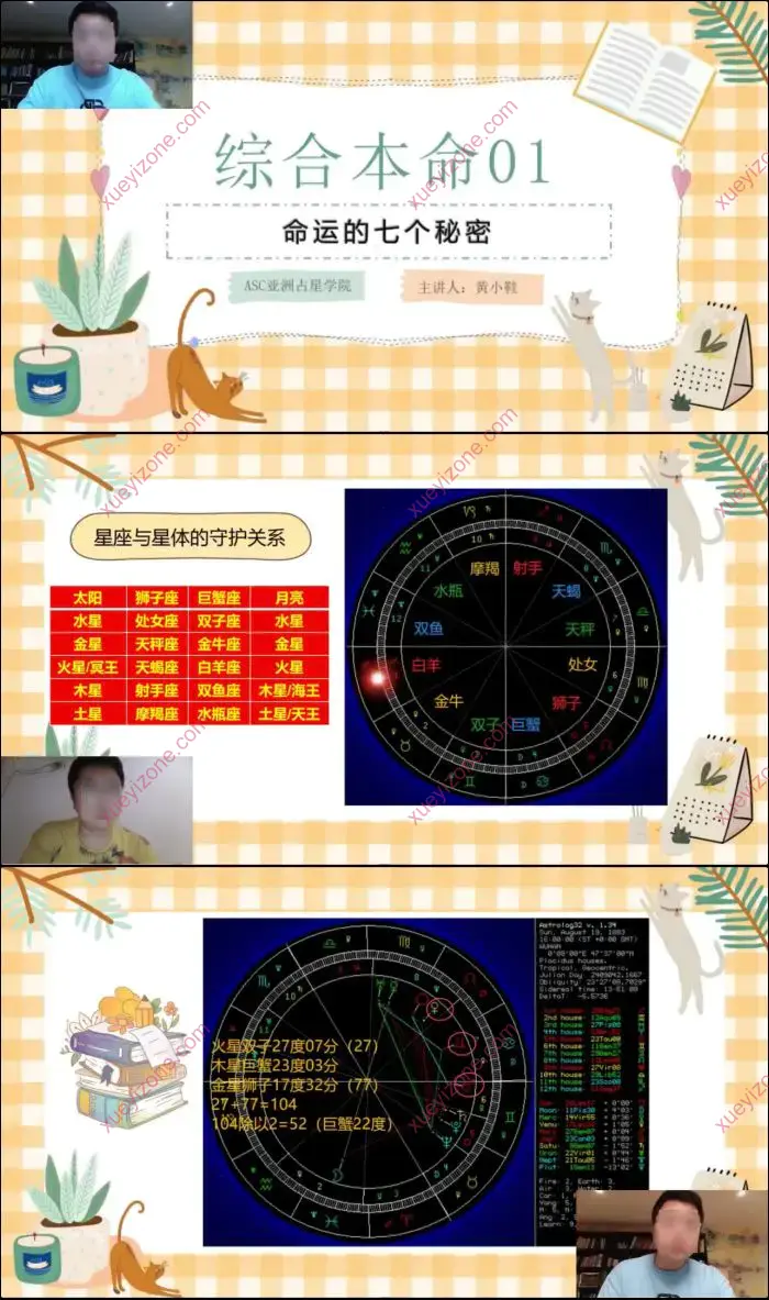 黄小鞋 初识你的人生 综合本命星占课程