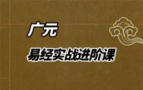 广元先生 易经实战进阶课 视频70集(带字幕)+课件 百度网盘分享