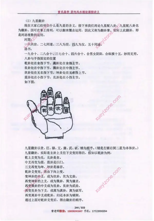 曾氏曾勇天星风水学课件