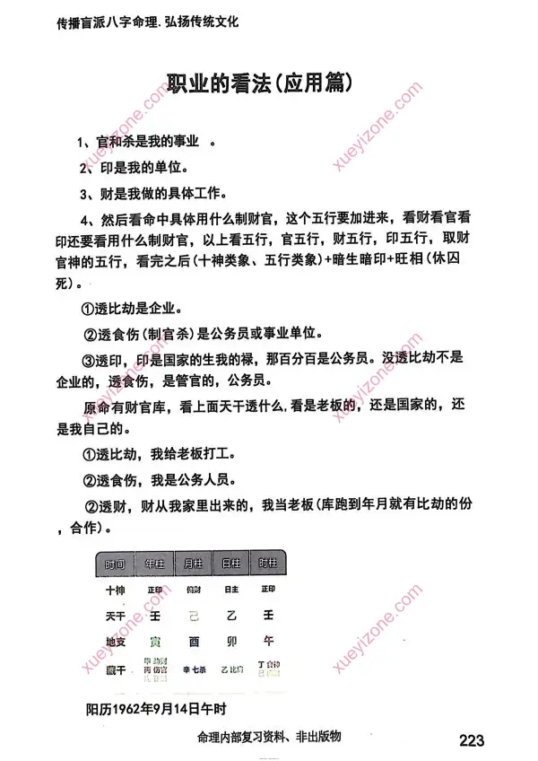 段氏盲派 言明