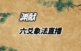 渊献六爻象法直播 视频14集 百度网盘分享