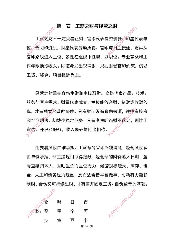 胜天半子 盲派八字宫位做功断法